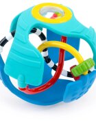 Baby Einstein Rattle & Sense™ senzorična žogica z grizljajočim delom 3m+ 1 kos