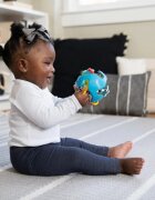 Baby Einstein Rattle & Sense™ senzorična žogica z grizljajočim delom 3m+ 1 kos