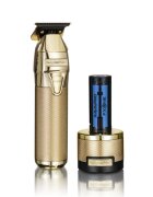 BaByliss PRO Fxone Skeleton FX799MBE profesionalni strojček za striženje las za natančno oblikovanje linije brade Gold 1 kos