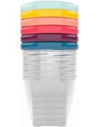Babymoov Bowls Multicolor skledica s pokrovčkom 6x250 ml