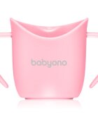BabyOno Be Active Ergonomic Training Cup otroški lonček z ročaji Pink 6 m+ 1 kos