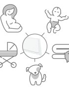 BabyOno Get Ready Hygienic Underpads previjalne podloge za enkratno uporabo 60x90 cm 12 kos