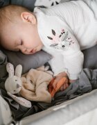 BabyOno Have Fun Baby Bunny ninica z ropotuljico 1 kos