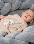 BabyOno Have Fun Baby Bunny ninica z ropotuljico 1 kos