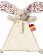 BabyOno Have Fun Cuddly Toy with a Dummy Holder plišasta igrača z zapiralom Rabbit Milly 0 m+ 1 kos