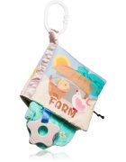 BabyOno Have Fun Sensory Book kontrastna izobraževalna knjiga z grizljajočim delom Farm 1 kos