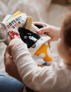 BabyOno Mouse kontrastna izobraževalna knjiga 0m+ 1 kos