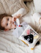 BabyOno Mouse kontrastna izobraževalna knjiga 0m+ 1 kos