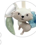 BabyOno Raccoon kontrastna viseča igrača 0m+ 1 kos