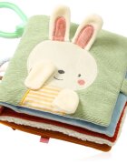 BabyOno Reversible Sensory Cloth Book 0m+ kontrastna izobraževalna knjiga Nature 1 kos