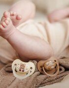 BabyOno Take Care Anatomical Silicone Soothers duda Night & Day 0-6m 2 kos