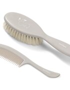 BabyOno Take Care Hairbrush and Comb set za otroke od rojstva Gray