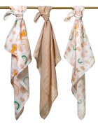 BabyOno Take Care Muslin Diapers plenice iz blaga Beige 3 kos