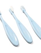 BabyOno Toothbrush zobna ščetka za otroke Blue 3 kos