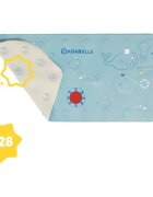 Badabulle Extra Large Bath Mat protidrsna podloga s toplotnim senzorjem 91x40 cm