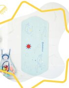 Badabulle Extra Large Bath Mat protidrsna podloga s toplotnim senzorjem 91x40 cm