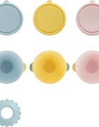 Badabulle Fun Colors skledica s pokrovčkom 3 kos