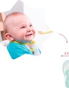 Badabulle Silicone Spoons žlička 3 m+ 2 kos