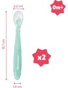 Badabulle Silicone Spoons žlička 3 m+ 2 kos
