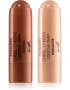 Barry M Chisel Cheeks kremasti bronzer in osvetljevalec v paličici duo balení 2x5 g