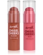 Barry M Chisel Cheeks kremasto rdečilo v paličici duo balení 2x5 g