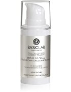 BasicLab Dermocosmetics Complementis lahka krema za predel okoli oči proti oteklinam in temnim kolobarjem 15 ml