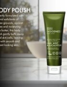 Baylis & Harding Goodness Awaken Senses osvežilni piling za telo dišave Lime Mint & Eucalyptus 225 ml