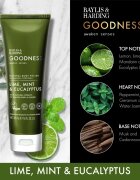 Baylis & Harding Goodness Awaken Senses osvežilni piling za telo dišave Lime Mint & Eucalyptus 225 ml