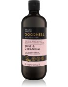 Baylis & Harding Goodness Rose & Geranium gel za prhanje z vonjem cvetja 500 ml