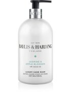 Baylis & Harding Jasmine & Apple Blossom čistilno tekoče milo za roke z antibakterijskim dodatkom 500 ml