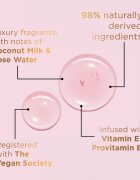 Baylis & Harding Kindness+ Plant Collagen revitalizacijski gel za prhanje dišave Coconut Milk & Rose Water 500 ml