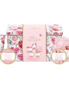 Baylis & Harding Royale Garden Rose Poppy & Vanilla darilni set kovinska škatla