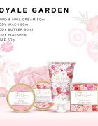 Baylis & Harding Royale Garden Rose Poppy & Vanilla darilni set kovinska škatla