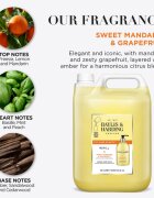 Baylis & Harding Sweet Mandarin & Grapefruit tekoče milo za roke nadomestno polnilo 5000 ml