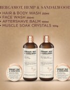Baylis & Harding The Fuzzy Duck Bergamot Hemp & Sandalwood darilni set za moške