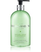 Baylis & Harding Vetiver Cedar & Lemongrass Anti-Bacterial tekoče milo za roke 500 ml