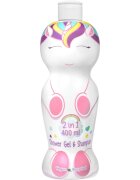 Be a Unicorn Shampoo & Shower Gel gel za prhanje in šampon 2v1 za otroke 400 ml