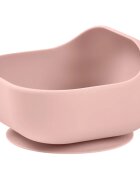 Beaba Silicone Bowl with Suction Cup silikonska posoda s priseskom Cotton Candy 1 kos