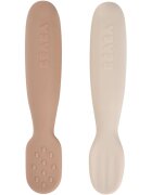 Beaba Silicone Pre-Spoons 2 Pack žlička Praline / Clay 4m+ 2 kos