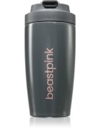 BeastPink Thermo Mug termo lonček s slamico barva Grey 1 kos
