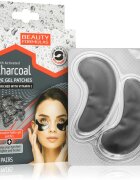 Beauty Formulas Charcoal hidrogel maska za predel okoli oči z aktivnim ogljem 6 kos