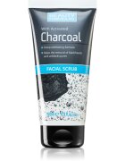 Beauty Formulas Charcoal piling za obraz z aktivnim ogljem 150 ml