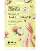Beauty Formulas Coconut Oil globinsko vlažilna maska za roke 1 kos