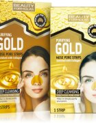 Beauty Formulas Gold čistilni obliž za zamašene pore na nosu s kolagenom 6 kos