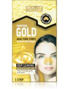Beauty Formulas Gold čistilni obliž za zamašene pore na nosu s kolagenom 6 kos