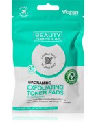 Beauty Formulas Niacinamide blazinice za odstranjevanje ličil za popolno polt 30 kos