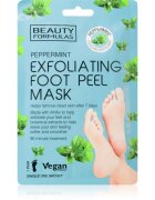 Beauty Formulas Peppermint eksfoliacijska maska za noge 1 kos
