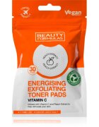 Beauty Formulas Vitamin C blazinice za odstranjevanje ličil 30 kos