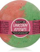 Beauty Jar Unicorn Kisses kroglica za kopel z vonjem jagod 150 g