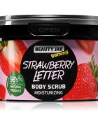 Beauty Jar Yummy Strawberry Letter nežni piling z vlažilnim učinkom 360 g
